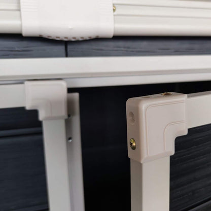 [06X08FT] Alora Outdoor Resin Patio Garden Shed With Floor, 2 Windows, And Lockable Doors (SAK54953)