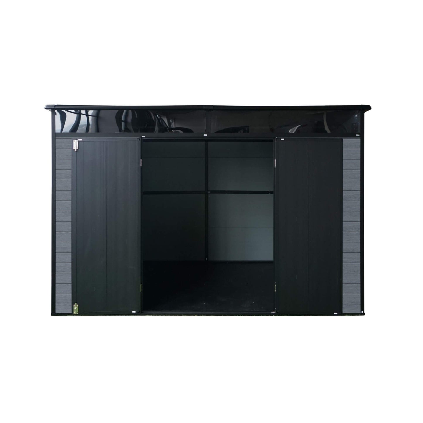 [07X10FT] Outdoor Resin Garden Shed With Floor, Window, And Lockable Door (SAK25987)