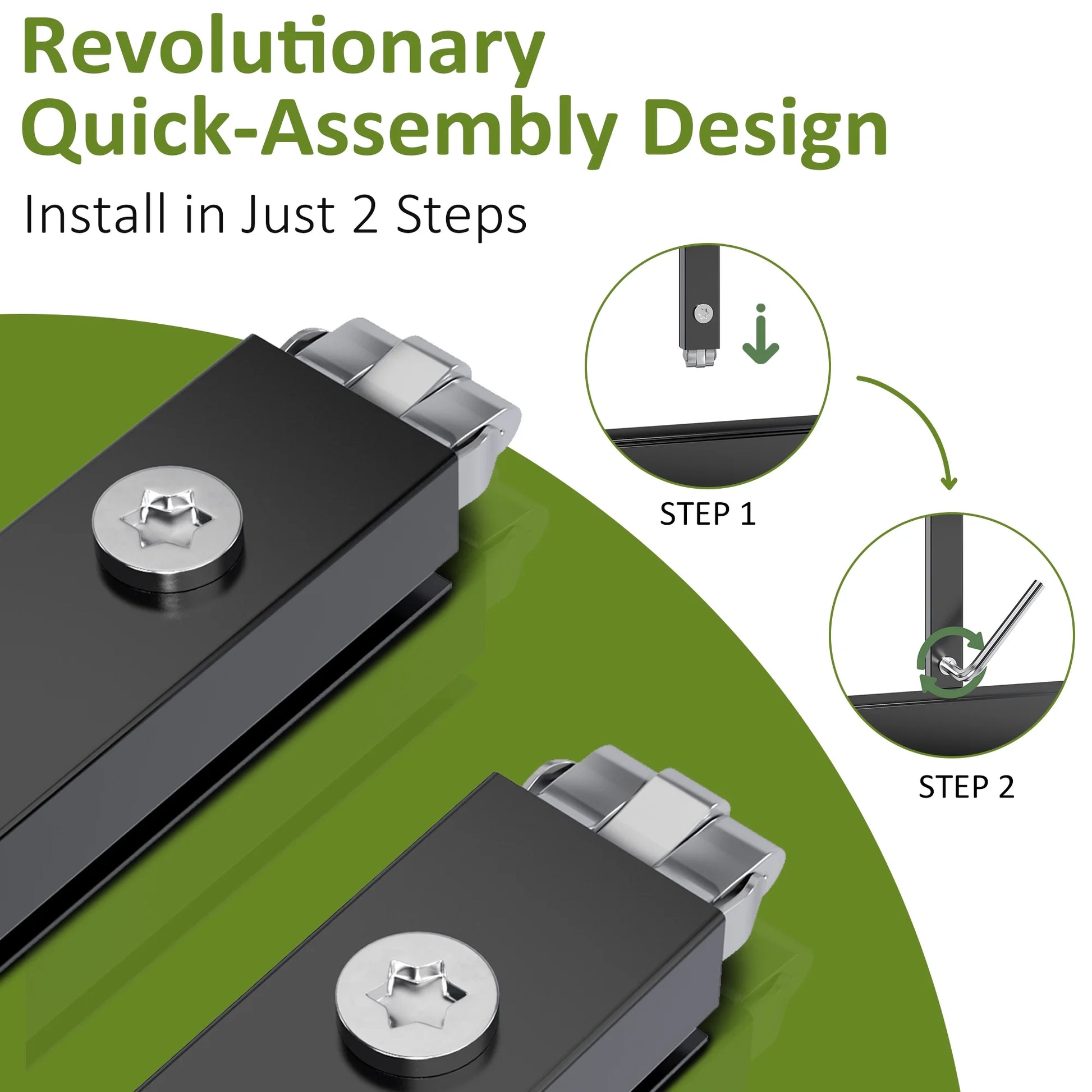 12'X8' Outdoor Greenhouse, Walk-In Polycarbonate Green House with Aluminum Frame for Backyard