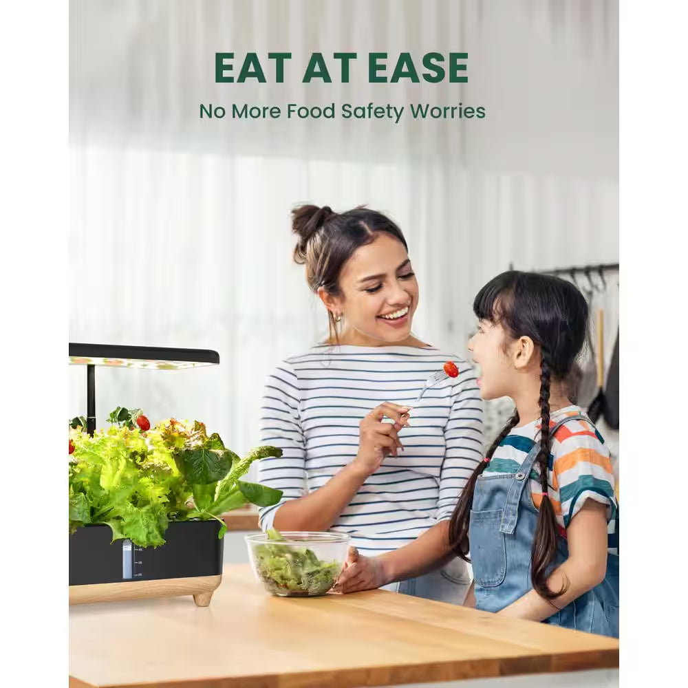 13 Pods Indoor Hydroponic Garden Planter with 5L Water Tank and Smart Growth Light, Vegetable Growing System Kit