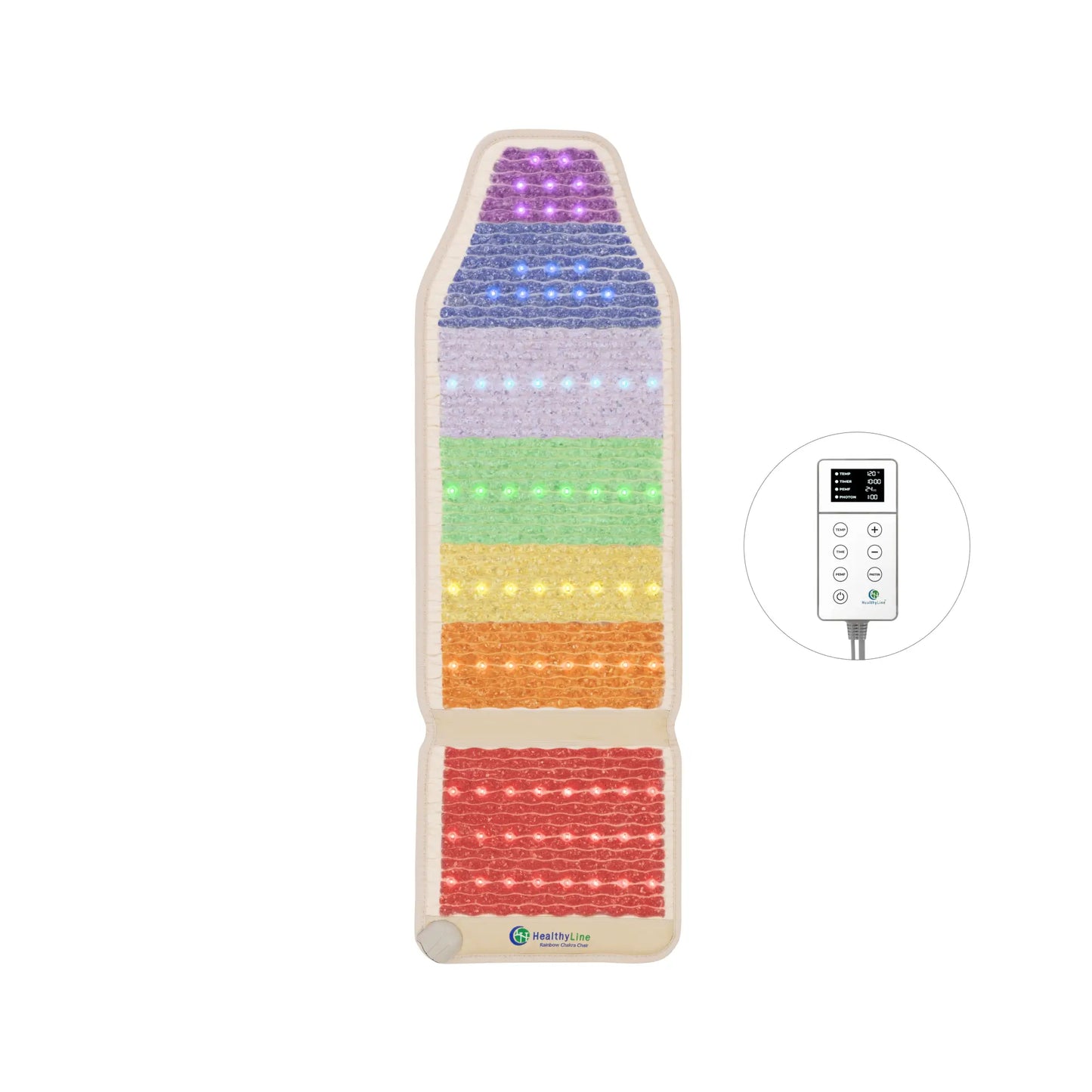 Rainbow Chakra Series | PEMF Far Infrared Heating Mats