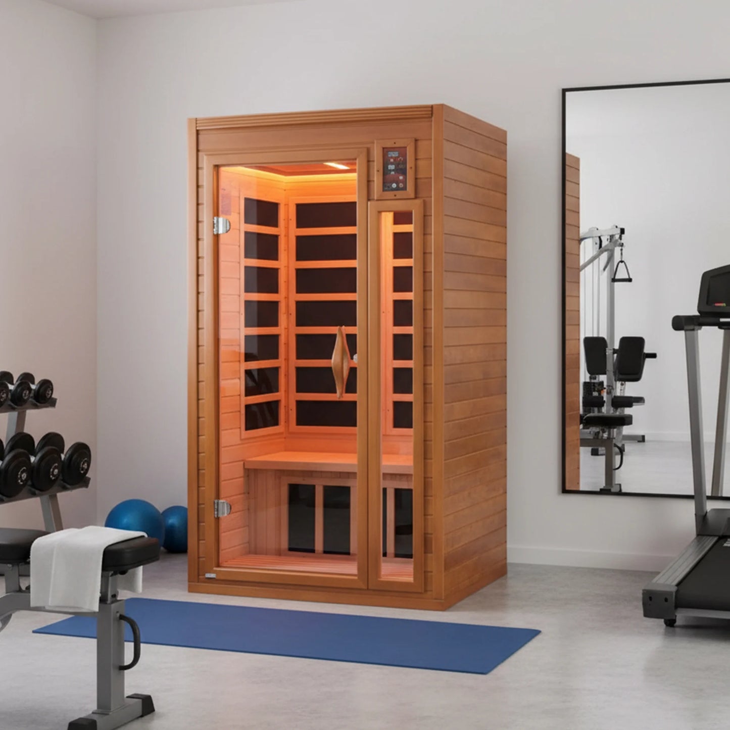 Barcelona 1 to 2 Person Low EMF FAR Infrared Home Sauna