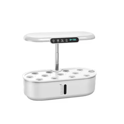 Hydroponics Growing System Kit: 12-Pods Plant Germination Kit with Grow Light, Smart Temp & Humidity Detection