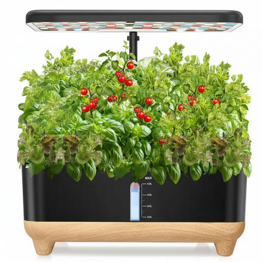 13 Pods Indoor Hydroponic Garden Planter with 5L Water Tank and Smart Growth Light, Vegetable Growing System Kit