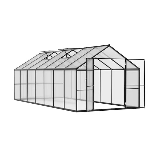 Greenhouse 14-Ft L X 8-Ft W X 6.4-Ft H Gray Greenhouse