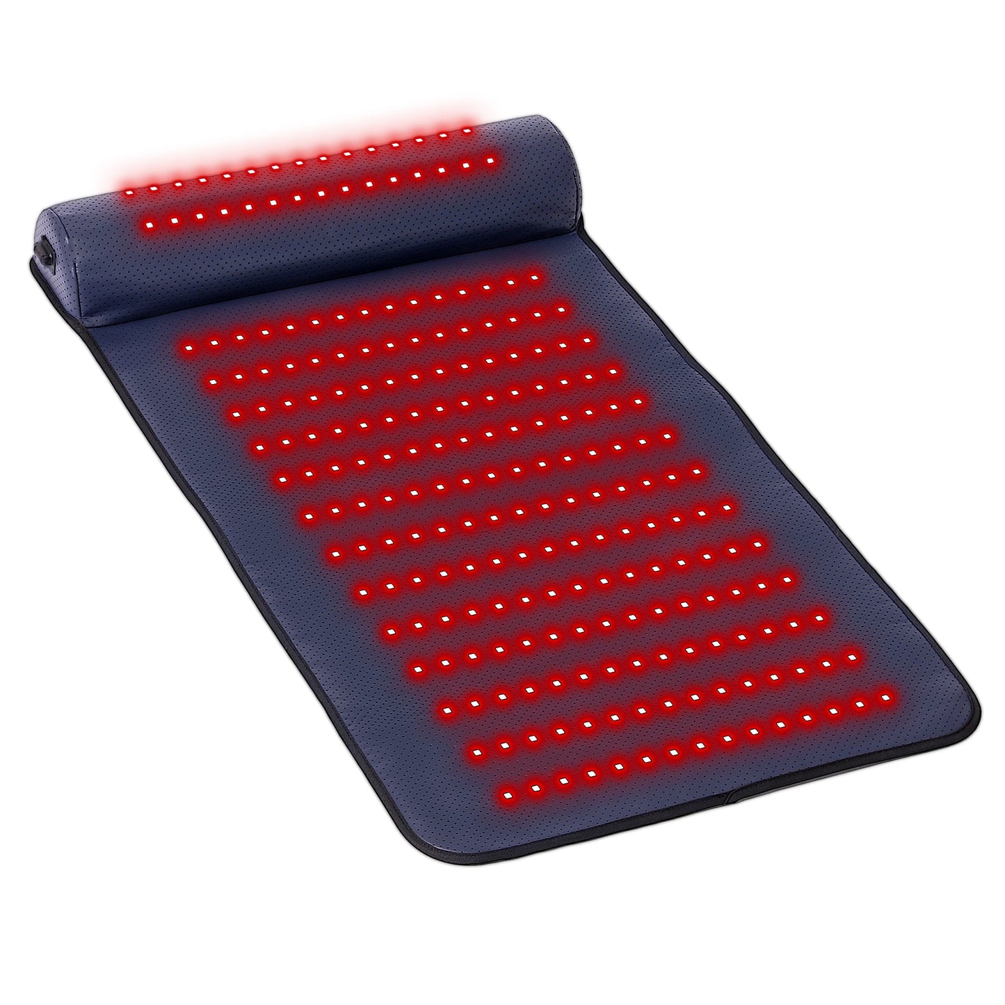LUMYHEALTH Leather Red Light Therapy Mat with Neck Support