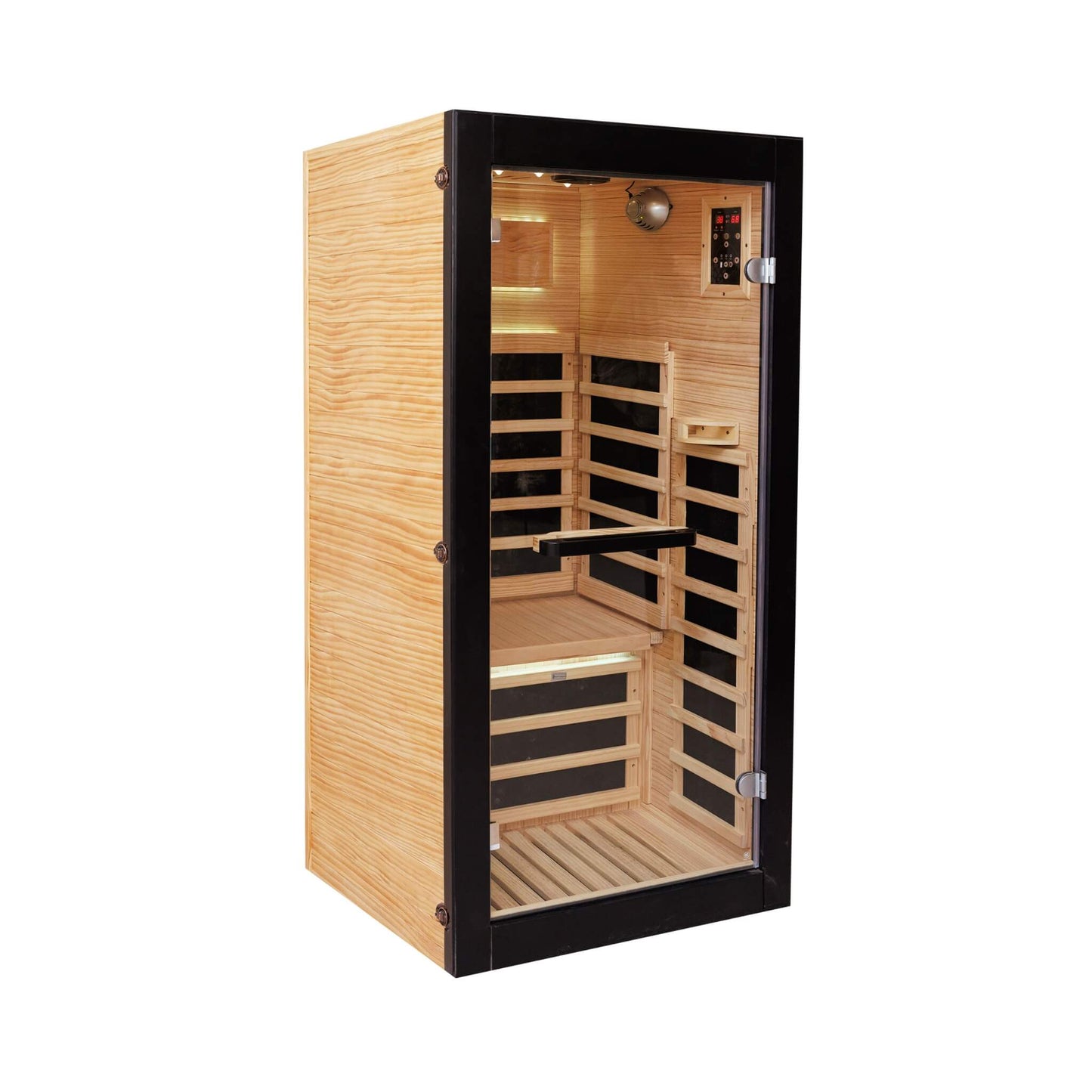 Thermora Solara Single-Person Chilean Pine Infrared Sauna Cabin (SAK57926)